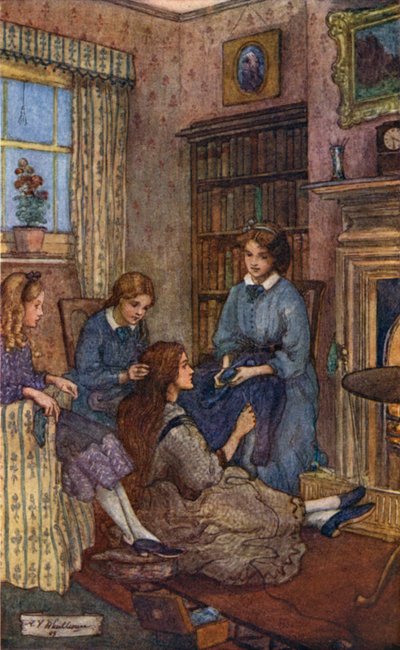 Ilustración para Mujercitas de Mary V. Wheelhouse